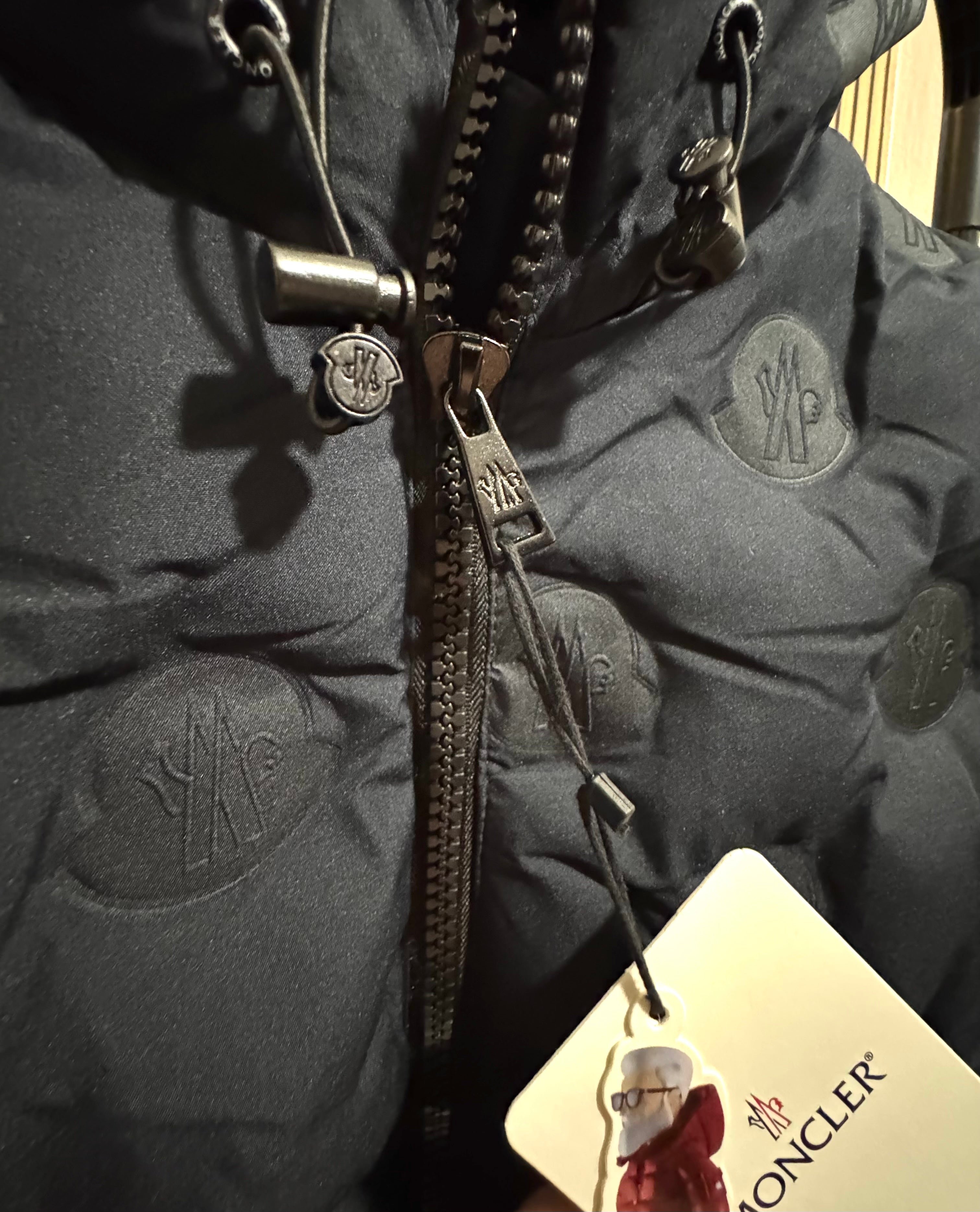 Moncler Μακρύ Μπουφάν Blue Black - 7002